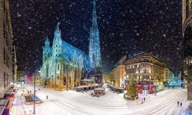 centro di vienna in inverno