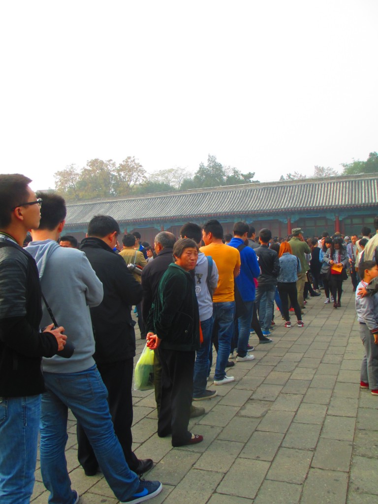 Coda alla biglietteria della Città Proibita, Pechino