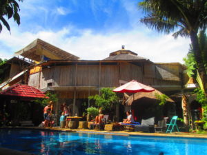 piscina dell'ostello Serenity Ecoguesthouse a Bali