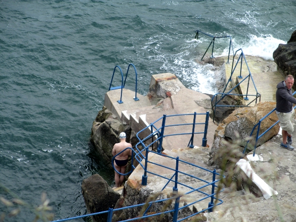 nuotatore a Killiney, dublino