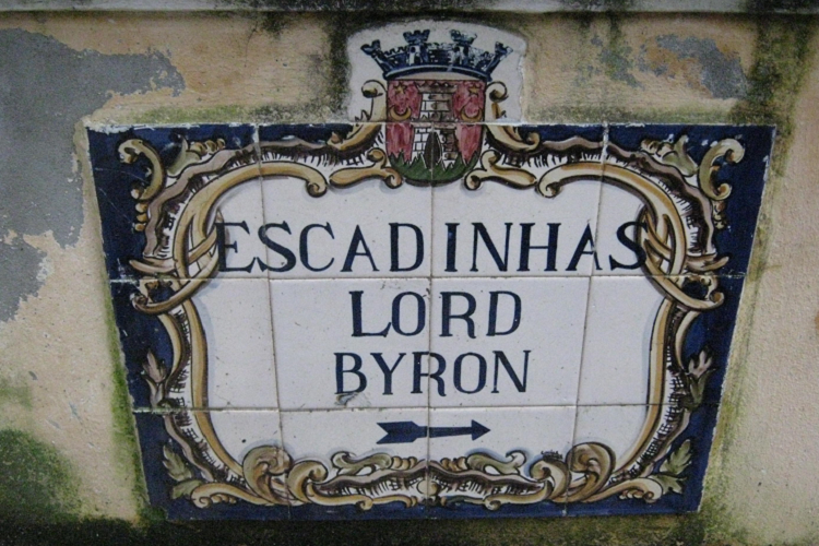 via di Sintra dedicata al poeta Lord Byron