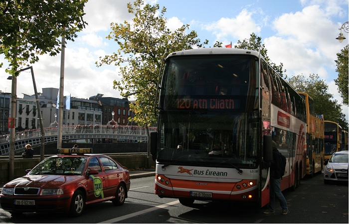 autobus Bus Eireann a Dublino