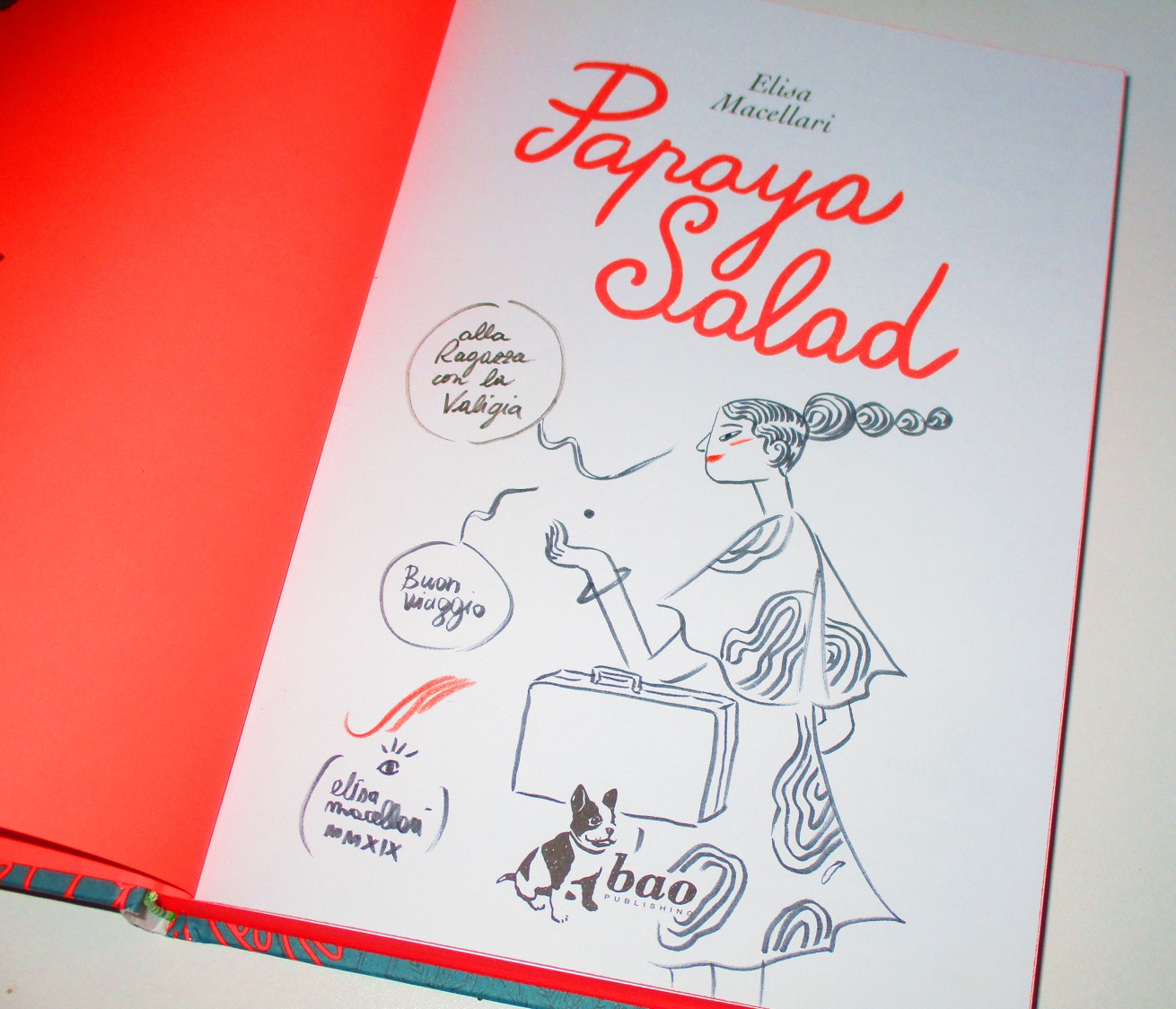 copia autografata di Papaya Salad