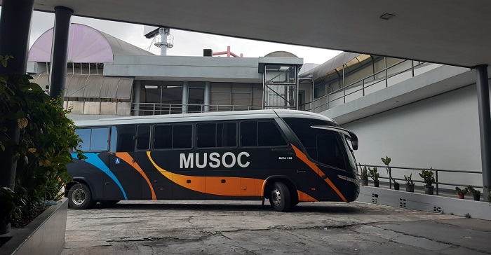 Autobus in arrivo al terminal Musoc di San Jose